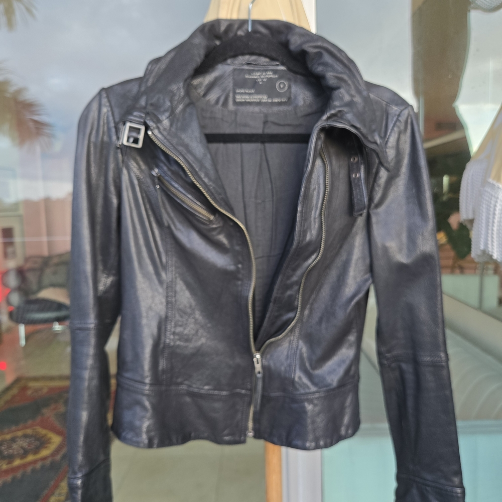 Allsaints Women's Black Leather Jacket